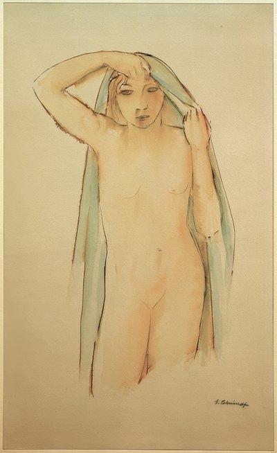 G. Schrimpf, Standing Female Nude by Georg Schrimpf